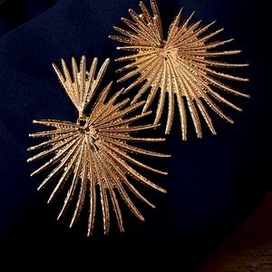 Gold Statement earrings